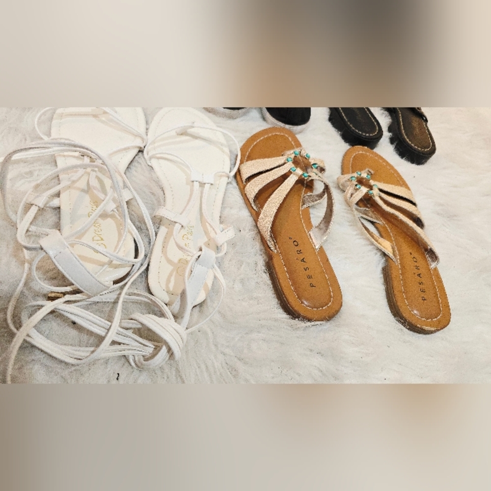 🔥 US Size 9 Bundle of 5 Pairs Women's Shoes - Flats, - Picture 15 of 16